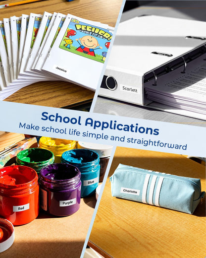 Compatible Label Tape Replacement for Brother P Touch M Tape M231 MK231 MK-231 12Mm 0.47 Inch to Use with Brother P Touch PT-M95, PT-90, PT-70, PT-65, PT-85, Black on White, 26.2 Feet, 3-Pack